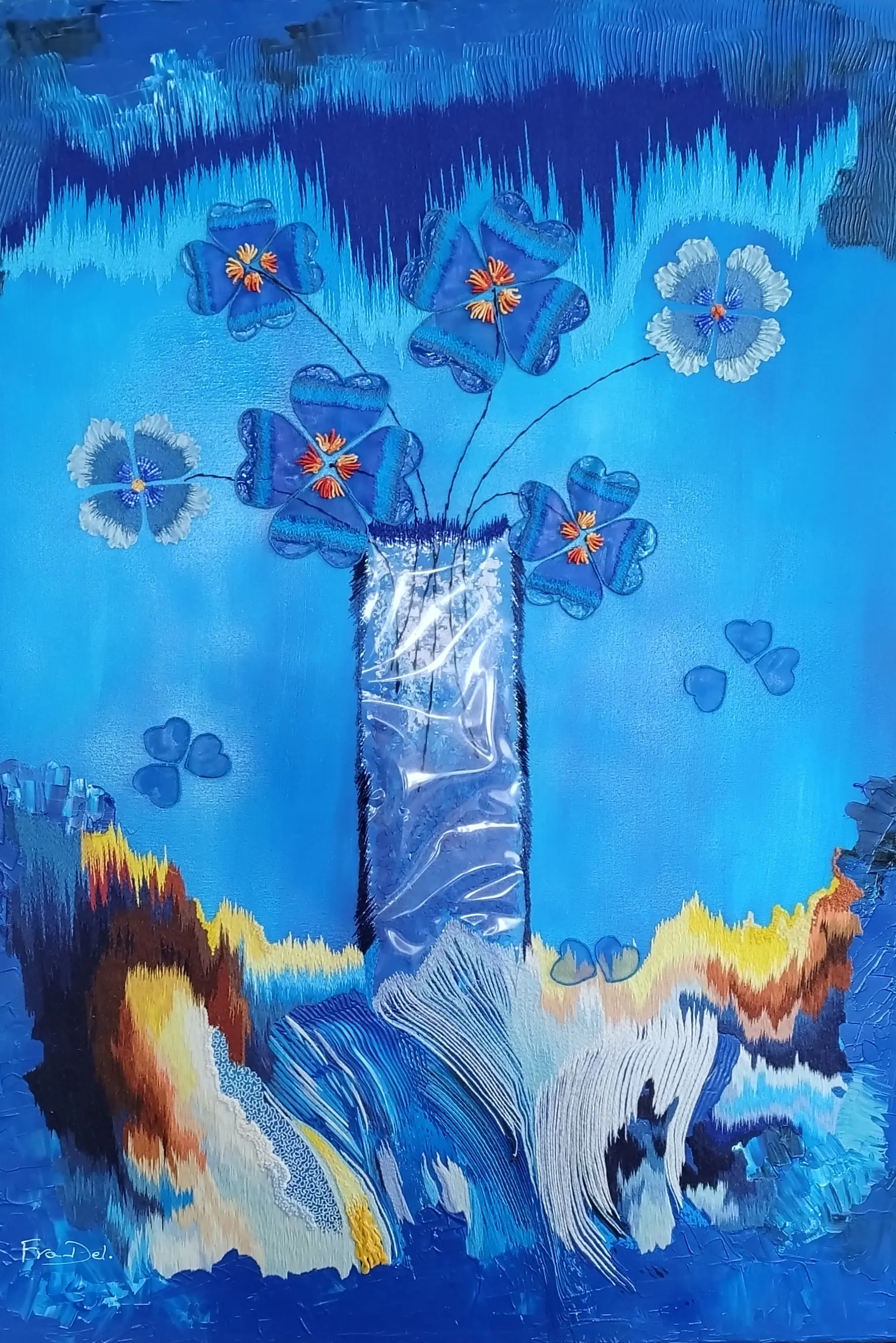 Bouquet bleu